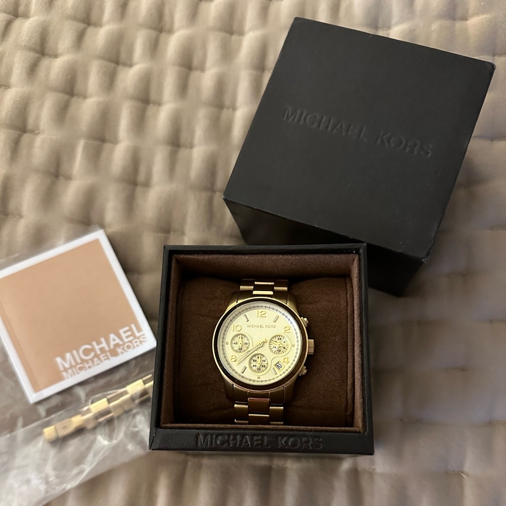 Gold Michael Kors Watch